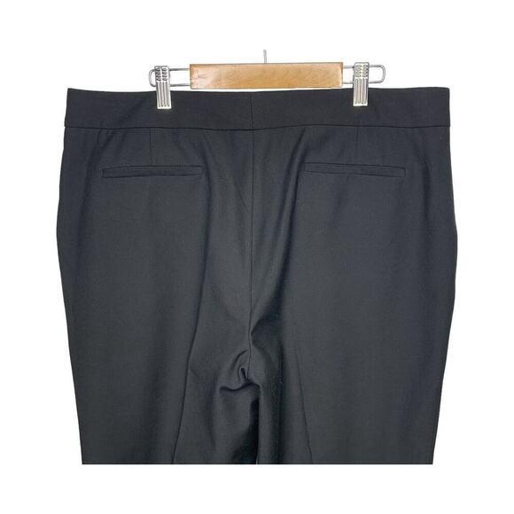 Talbots Heritage Pleated Slim Straight Dress Pant Womens Size 16P Black NWT $109 - Picture 9 of 9